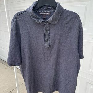 Michael Kors Striped Polo Shirt Large size